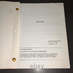 Original 1991 AMOS AND ANDREW Movie Script Nicolas Cage Samuel L. Jackson Agency