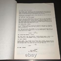 Original 1991 AMOS AND ANDREW Movie Script Nicolas Cage Samuel L. Jackson Agency
