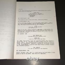 Original 1991 AMOS AND ANDREW Movie Script Nicolas Cage Samuel L. Jackson Agency