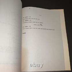 Original 1991 AMOS AND ANDREW Movie Script Nicolas Cage Samuel L. Jackson Agency