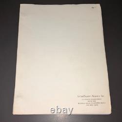 Original 1991 AMOS AND ANDREW Movie Script Nicolas Cage Samuel L. Jackson Agency