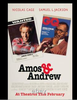 Original 1991 AMOS AND ANDREW Movie Script Nicolas Cage Samuel L. Jackson Agency
