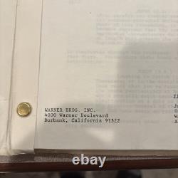 Original 1992 THE FUGITIVE Fifth Draft Warner Bros Movie Script Screenplay