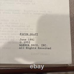 Original 1992 THE FUGITIVE Fifth Draft Warner Bros Movie Script Screenplay