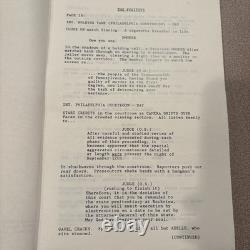 Original 1992 THE FUGITIVE Fifth Draft Warner Bros Movie Script Screenplay