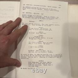 Original 1992 THE FUGITIVE Fifth Draft Warner Bros Movie Script Screenplay