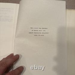 Original 1992 THE FUGITIVE Fifth Draft Warner Bros Movie Script Screenplay