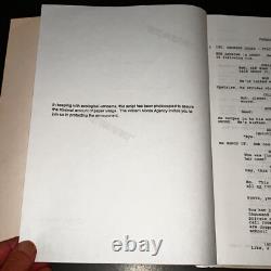 Original 1996 FATHER'S DAY Movie Script Robin Williams Billy Crystal WMA COA