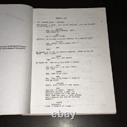 Original 1996 FATHER'S DAY Movie Script Robin Williams Billy Crystal WMA COA
