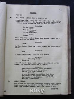 Original 1st Draft Script Morituri Starring Marlon Brando & Yul Brynner