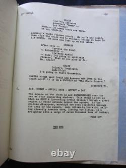 Original 1st Draft Script Morituri Starring Marlon Brando & Yul Brynner