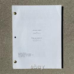 Original 2021 Movie Defining Moments by Stephen Wallis Production Used Script
