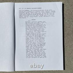 Original 2021 Movie Defining Moments by Stephen Wallis Production Used Script