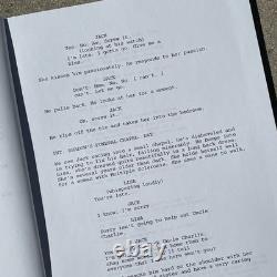 Original 2021 Movie Defining Moments by Stephen Wallis Production Used Script