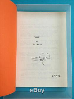 Original ALIENS Movie Script Dan Perri Signed Screen-used / Production-used
