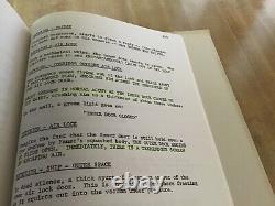 Original Alien movie script rare