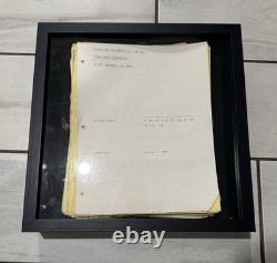 Original Artwork Charcoal Drawing and Movie Script