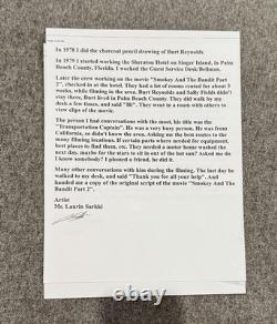 Original Artwork Charcoal Drawing and Movie Script