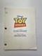 Original Authentic 1995 Toy Story Movie Script, Estate Of Stan Jolley