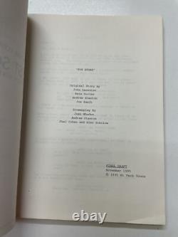 Original Authentic 1995 Toy Story Movie Script, Estate Of Stan Jolley