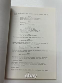 Original Authentic 1995 Toy Story Movie Script, Estate Of Stan Jolley