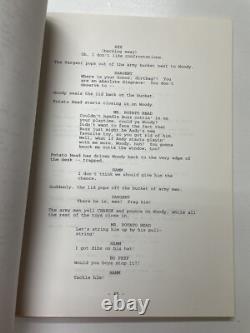 Original Authentic 1995 Toy Story Movie Script, Estate Of Stan Jolley