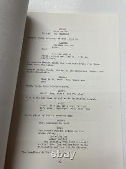 Original Authentic 1995 Toy Story Movie Script, Estate Of Stan Jolley