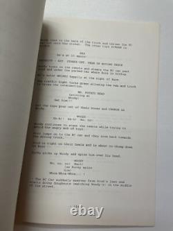 Original Authentic 1995 Toy Story Movie Script, Estate Of Stan Jolley