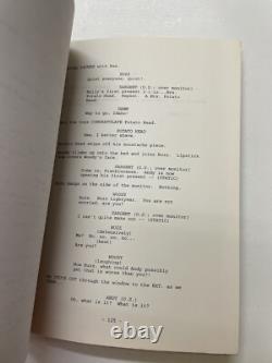 Original Authentic 1995 Toy Story Movie Script, Estate Of Stan Jolley