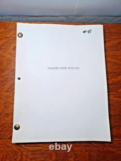 Original Dances With Wolves Movie script by Michael Blake 2/7/1989 JRR33