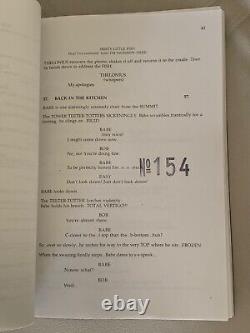Original Early Draft 1997 Screenplay Babe Pig in the City Movie George Miller