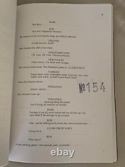 Original Early Draft 1997 Screenplay Babe Pig in the City Movie George Miller