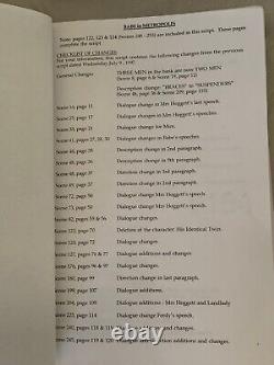 Original Early Draft 1997 Screenplay Babe Pig in the City Movie George Miller