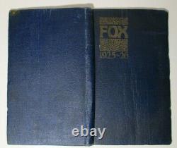 Original FOX FILM Corp 1925-1926 Exhibitor's Book vintage Hollywood William Fox