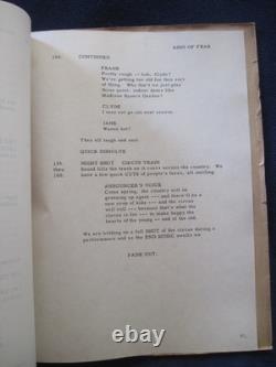 Original Film Noir Script Ring Of Fear Starring Mickey Spillane, Pat O'brien