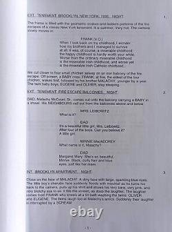 Original Film Script-Angela's Ashes-Draft by Alan Parker-June 98-Paramount-VG+