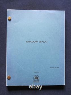 Original Film Script Brubaker (shadow Walk) Robert Redford Film