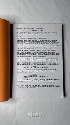Original Halloween 6 Movie Script Michael Myers Screen Used Prop