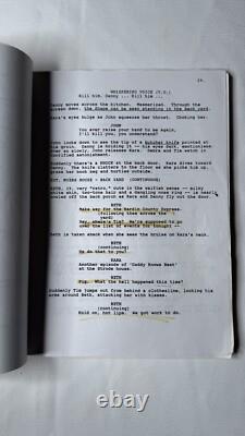 Original Halloween 6 Movie Script Michael Myers Screen Used Prop