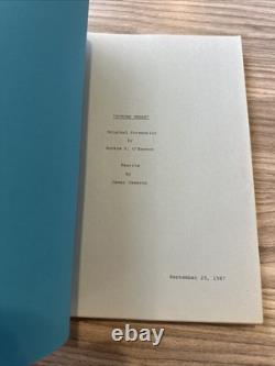 Original James Cameron FUTURE TENSE / ALIEN NATION Screenplay Script 1988 Movie