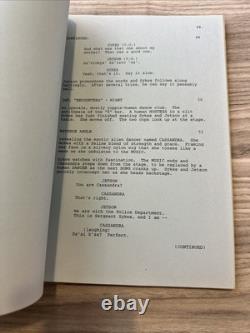 Original James Cameron FUTURE TENSE / ALIEN NATION Screenplay Script 1988 Movie