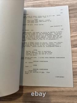Original James Cameron FUTURE TENSE / ALIEN NATION Screenplay Script 1988 Movie