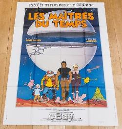 Original Movie Poster'les Maîtres Du Temps'+ French Book +1 Comic+ 2 Vhs Tapes