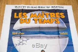 Original Movie Poster'les Maîtres Du Temps'+ French Book +1 Comic+ 2 Vhs Tapes