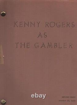 Original Movie Script Of The Gambler Starring Kenny Rogers