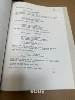 Original Movie Script, The Worlds Greatest Lover, Gene Wilder, 2nd Draft