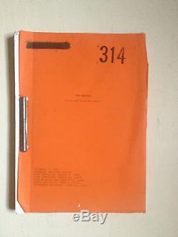 Original Numbered The Matrix Film Shooting Script And Call Sheet