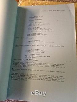 Original Numbered The Matrix Film Shooting Script And Call Sheet