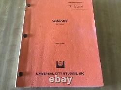 Original Scarface movie script