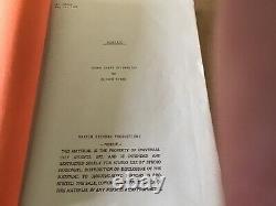 Original Scarface movie script